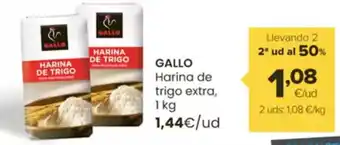 Autoservicios Familia GALLO Harina de trigo extra, oferta