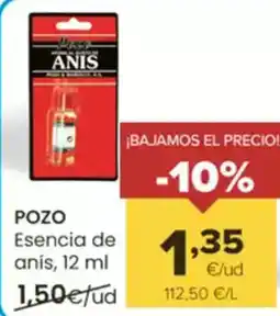 Autoservicios Familia POZO Esencia de anís oferta