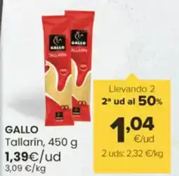 Autoservicios Familia GALLO Tallarín oferta