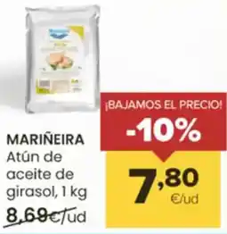 Autoservicios Familia MARIÑEIRA Atún de aceite de girasol oferta