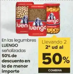 Autoservicios Familia LUENGO En las legumbres señalizadas oferta