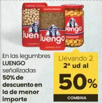 Autoservicios Familia LUENGO En las legumbres señalizadas oferta