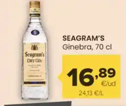 Autoservicios Familia SEAGRAM'S Ginebra oferta