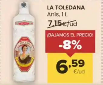 Autoservicios Familia LA TOLEDANA Anís oferta