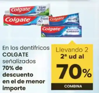 Autoservicios Familia COLGATE En los dentifricos señalizados oferta