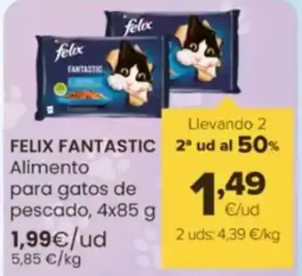 Autoservicios Familia FELIX FANTASTIC Alimento para gatos de pescado oferta