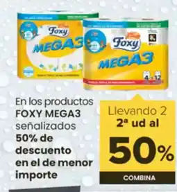 Autoservicios Familia FOXY MEGA3 En los productos señalizados oferta