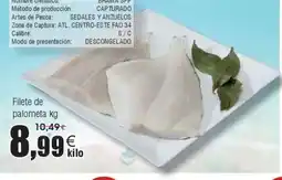 FROIZ Filete de palometa oferta