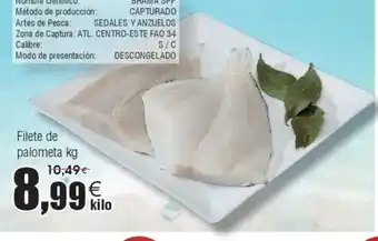 FROIZ Filete de palometa oferta