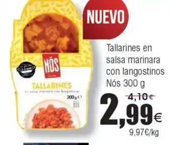 FROIZ Tallarines en salsa marinara con langostinos oferta