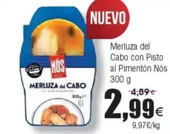 FROIZ Merluza del Cabo con Pisto al Pimentón Nós oferta