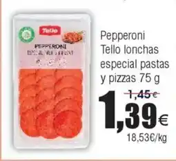 FROIZ Pepperoni Tello lonchas especial pastas oferta