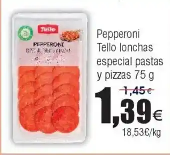 FROIZ Pepperoni Tello lonchas especial pastas oferta