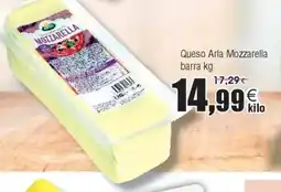 FROIZ Queso Arla Mozzarella barra oferta