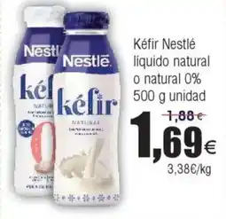 FROIZ Kéfir Nestlé líquido natural o natural 0% oferta