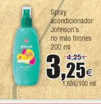 FROIZ Spray acondicionador Johnson's no más tirones oferta