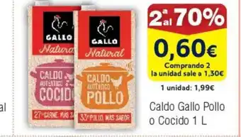 FROIZ Caldo Gallo Pollo o Cocido oferta