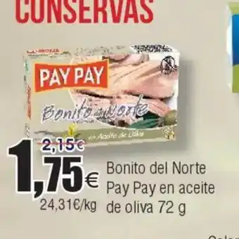 FROIZ Bonito del Norte Pay Pay en aceite oferta