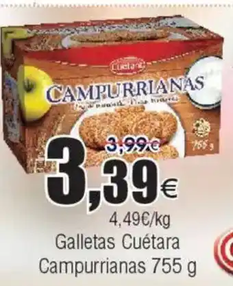 FROIZ Galletas Cuétara Campurrianas oferta