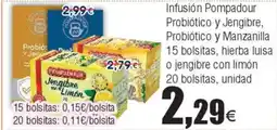 FROIZ Infusión Pompadour Probiótico y Jengibre, Probiótico y Manzanilla oferta