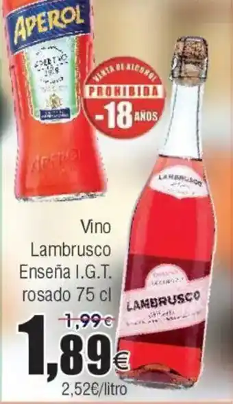 FROIZ Vino Lambrusco Enseña I.G.T. oferta