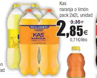 FROIZ KAS naranja o limón oferta