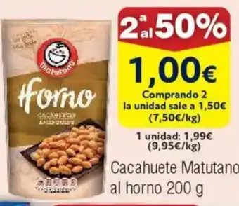 FROIZ Cacahuete Matutano al horno oferta