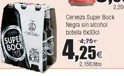 FROIZ Cerveza Super Bock Negra sin alcohol oferta