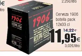 FROIZ Cerveza 1906 botella oferta