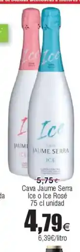 FROIZ Cava Jaume Serra Ice o Ice Rosé oferta