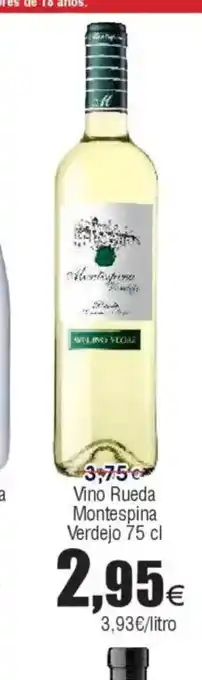 FROIZ Vino Rueda Montespina Verdejo oferta