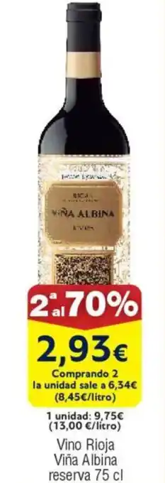 FROIZ Vino Rioja Viña Albina reserva oferta