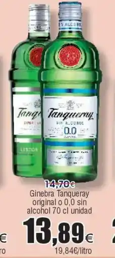 FROIZ Ginebra Tanqueray original o 0,0 sin alcohol oferta