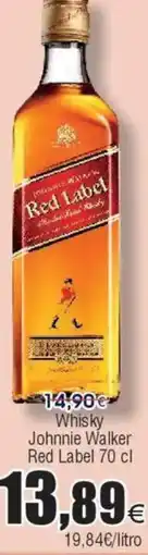 FROIZ Whisky Johnnie Walker Red Label oferta