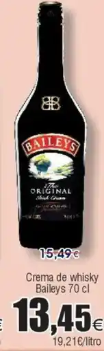 FROIZ BAILEYS Crema de whisky oferta