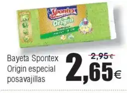 FROIZ Bayeta Spontex Origin especial posavajillas oferta