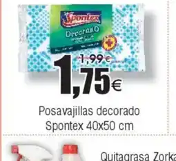 FROIZ SPONTEX Posavajillas decorado oferta