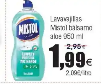 FROIZ Lavavajillas Mistol bálsamo aloe oferta