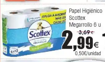 FROIZ SCOTTEX Papel Higiénico oferta