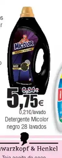 FROIZ Detergente Micolor negro 28 lavados oferta