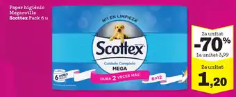 Sorli SCOTTEX Paper higiènic Megarotlle oferta