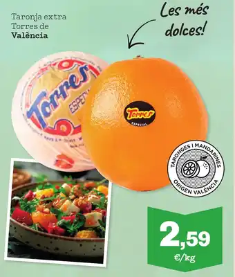 Sorli Taronja extra Torres de València oferta