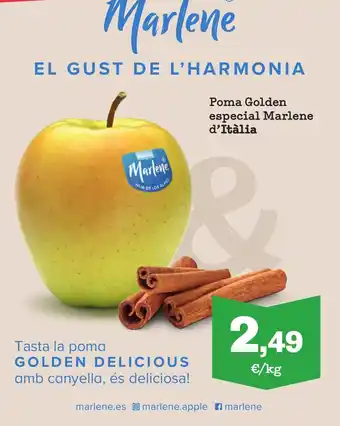 Sorli Poma Golden especial Marlene d'Itàlia oferta