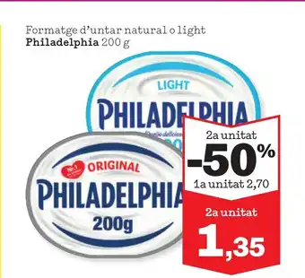 Sorli PHILADELPHIA Formatge d'untar natural o light oferta