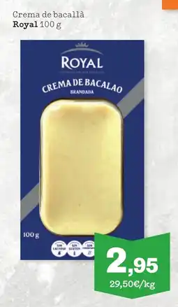 Sorli ROYAL Crema de bacallà oferta