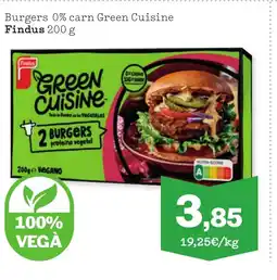 Sorli FINDUS Burgers 0% carn Green Cuisine oferta