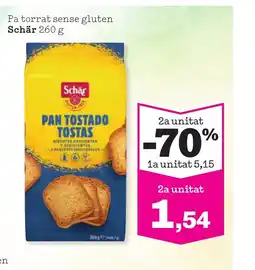 Sorli SCHAR Pa torrat sense gluten oferta