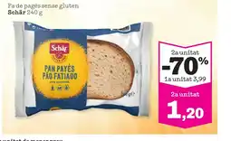 Sorli SCHAR Pa de pagès sense gluten oferta