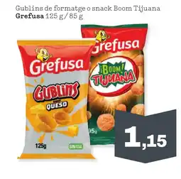 Sorli GREFUSA Gublins de formatge o snack Boom Tijuana oferta