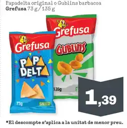 Sorli GREFUSA Papadelta original o Gublins barbacoa oferta